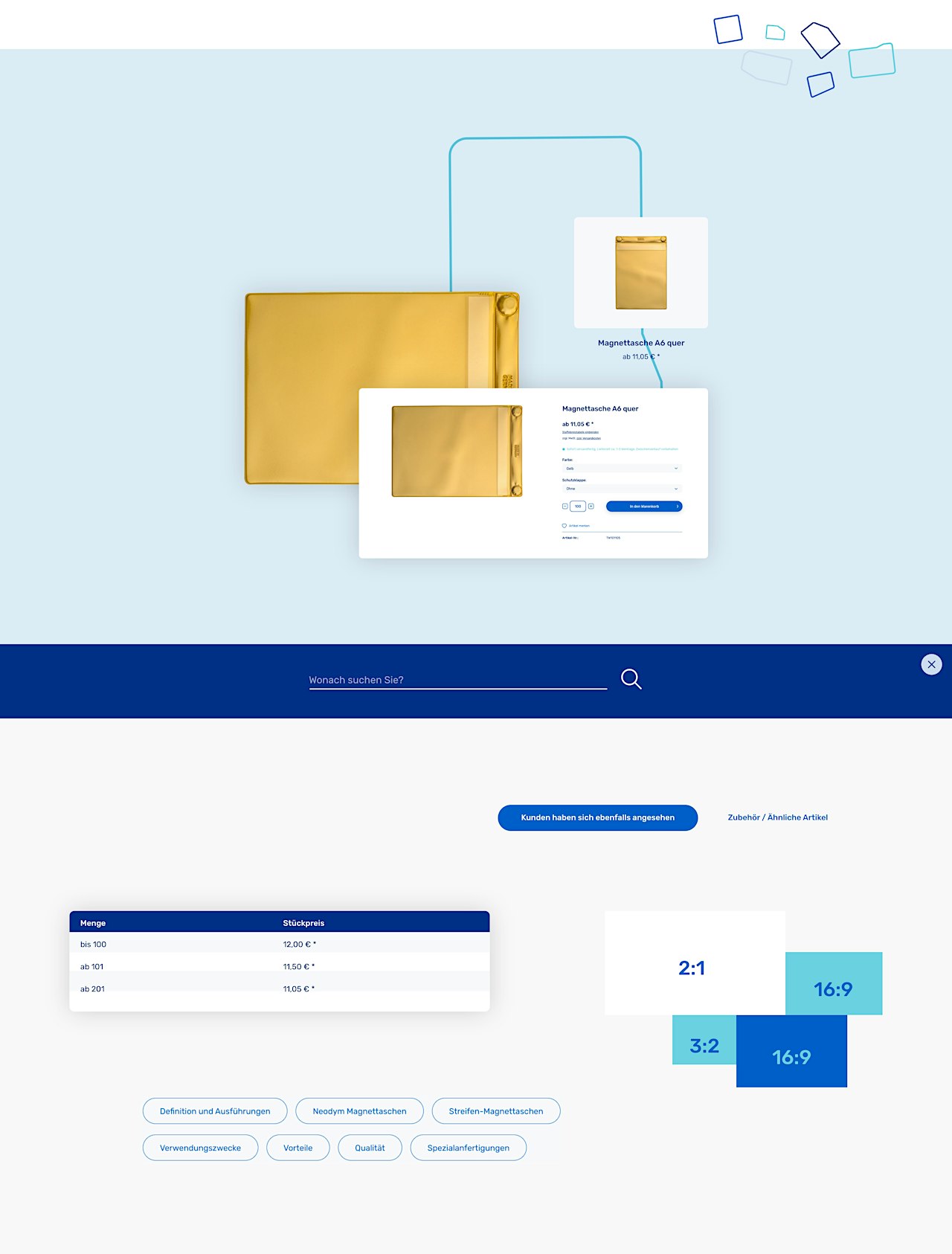 Webdesign Shopware Shop: UX / UI Komponenten und Elemente Produktseite Webdesign Shopware Shop: UX / UI Komponenten und Elemente Produktseite